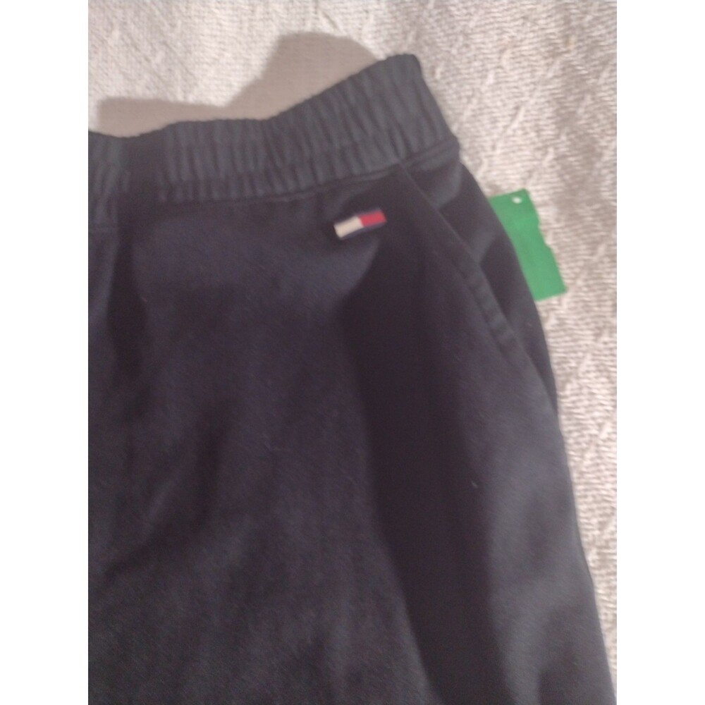 Tommy Hilfiger Sport Black Joggers With Logo Print Womens Small  Cotton